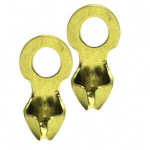 Flat End Ring · 15R5 · Brass Natural · Hole 0.081