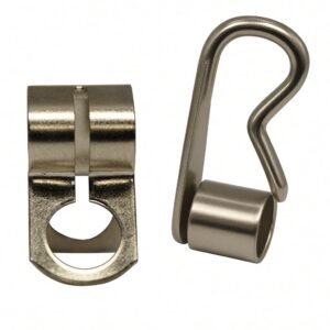 Type D Semi-Formed Coupling · 10D · Brass Nickel · Hole 0.193